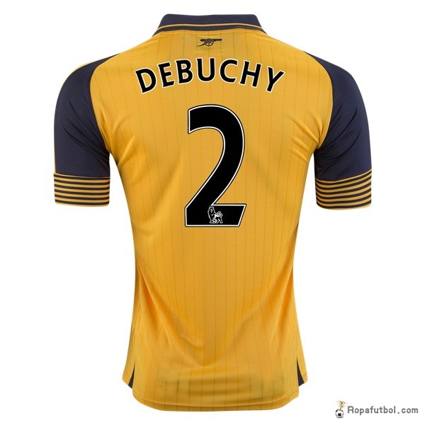 Camiseta Arsenal Replica Segunda Ropa Debuchy 2016/17 Amarillo